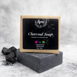 Agnes Activated charcoal soap pack of 4 for oily skin