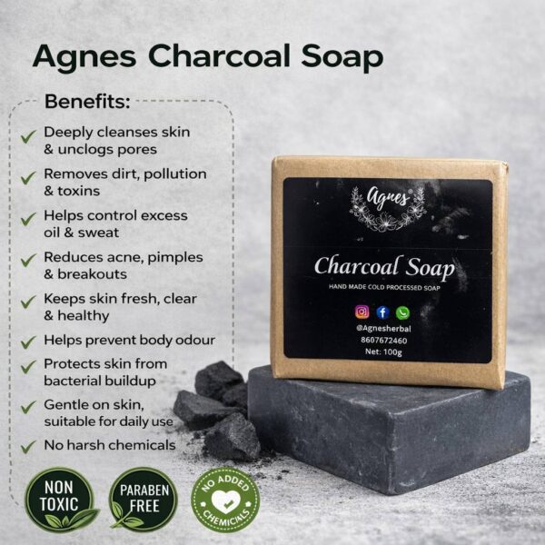 charcoal soap pack of 4 for oily skin