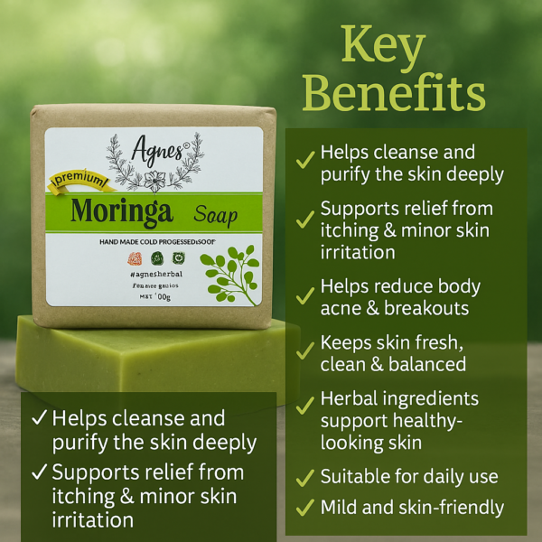 moringa soap for itching & body acne