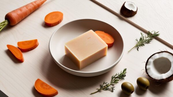 carrot soap for skin brightening & glow