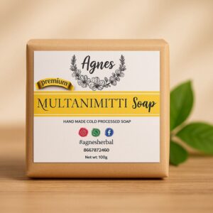 Agnes Multani Mitti Soap for Oily Skin - Handmade Natural Soap