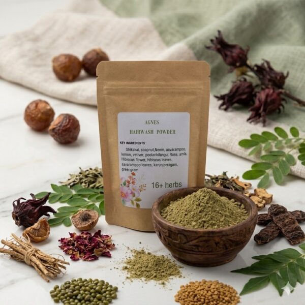 herbal hair wash powder for hair fall