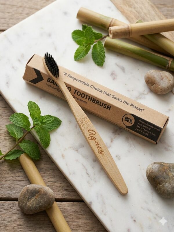 agnes bamboo kids toothbrush