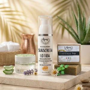 agnes daily glow trio – sun care combo