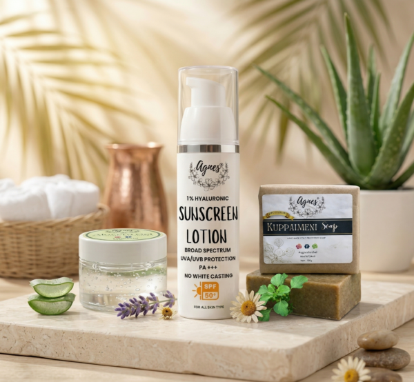 agnes daily glow trio – sun care combo