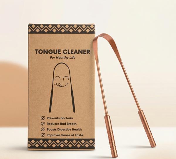 agnes pure copper tongue scraper
