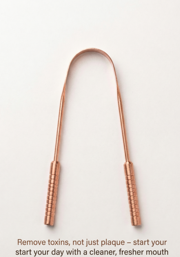 agnes pure copper tongue scraper
