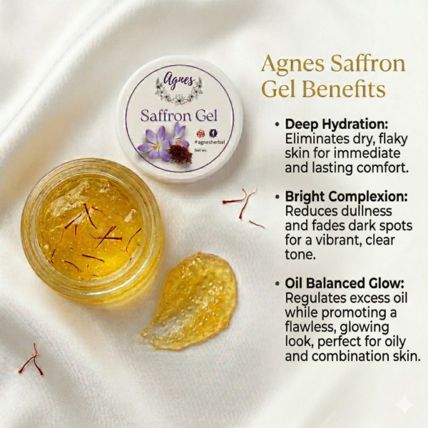saffron turmeric glow gel (50g)