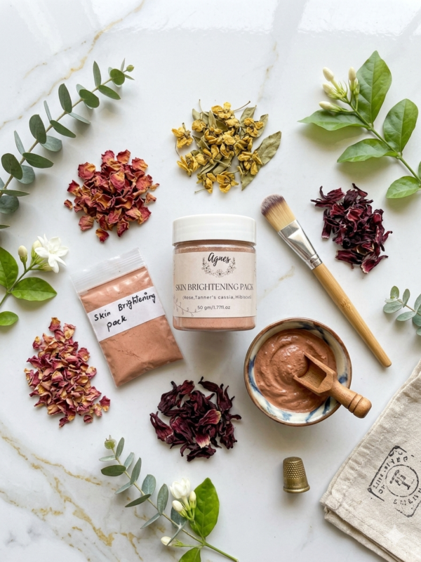 sample skin brightening face pack